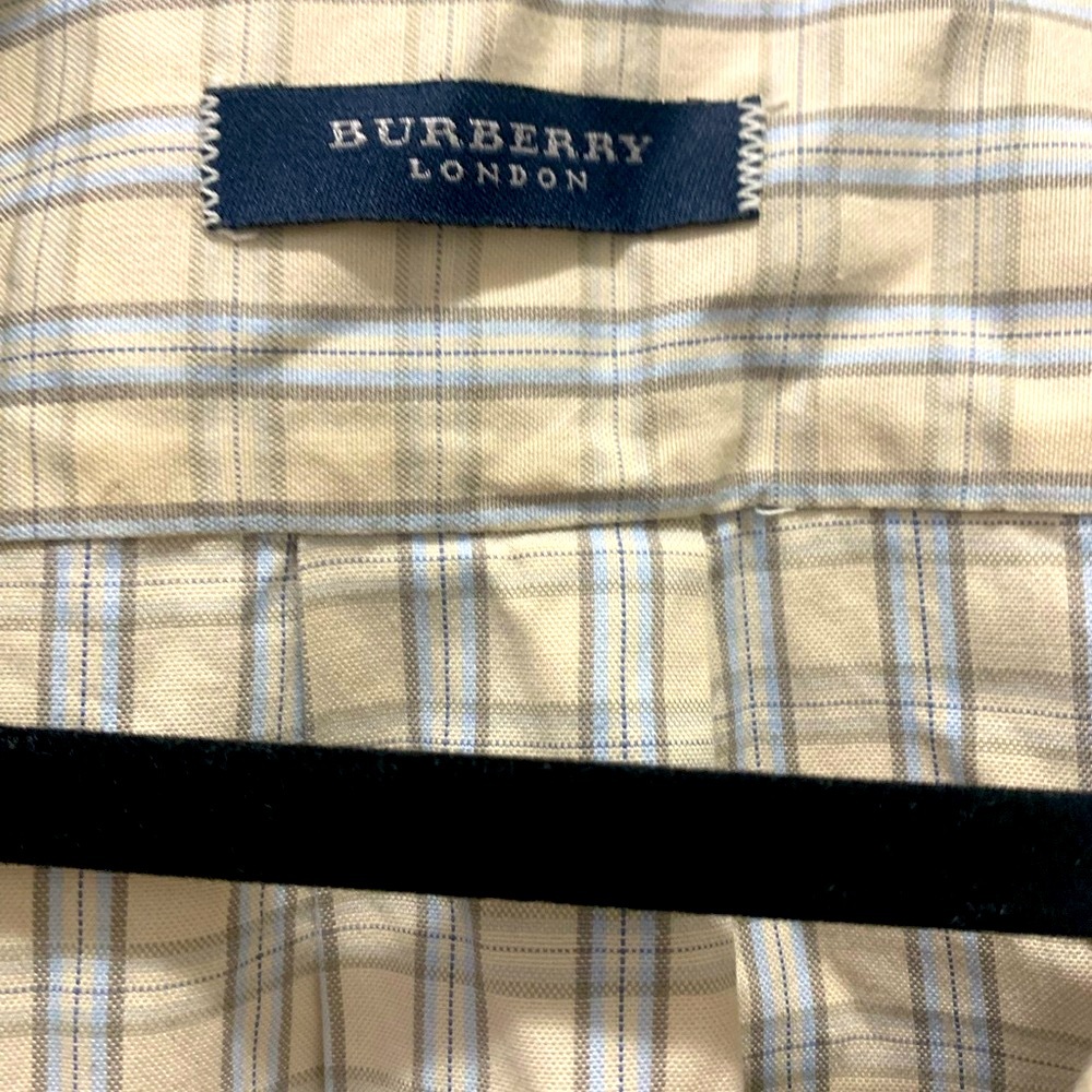 Burberry London Plaid Button-Down Shirt - Picture 7 of 8